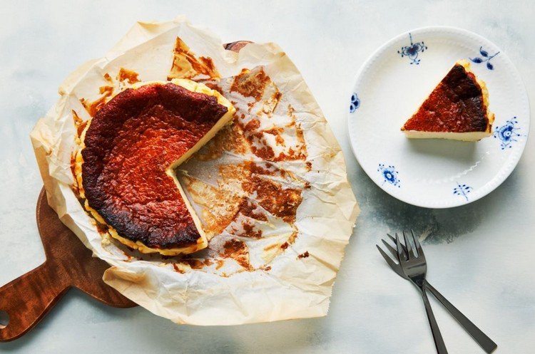 Pôvodný recept na tvarohový koláč v baskickom štýle