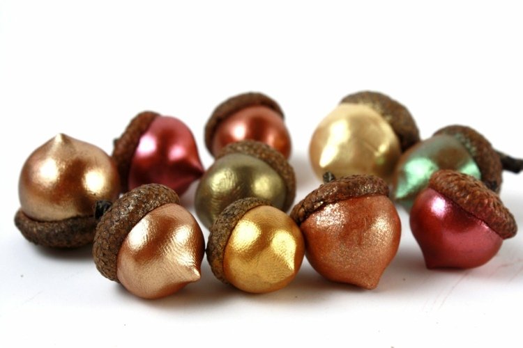 remeselné nápady pre jesennú glamour kovovú medenú mosadz