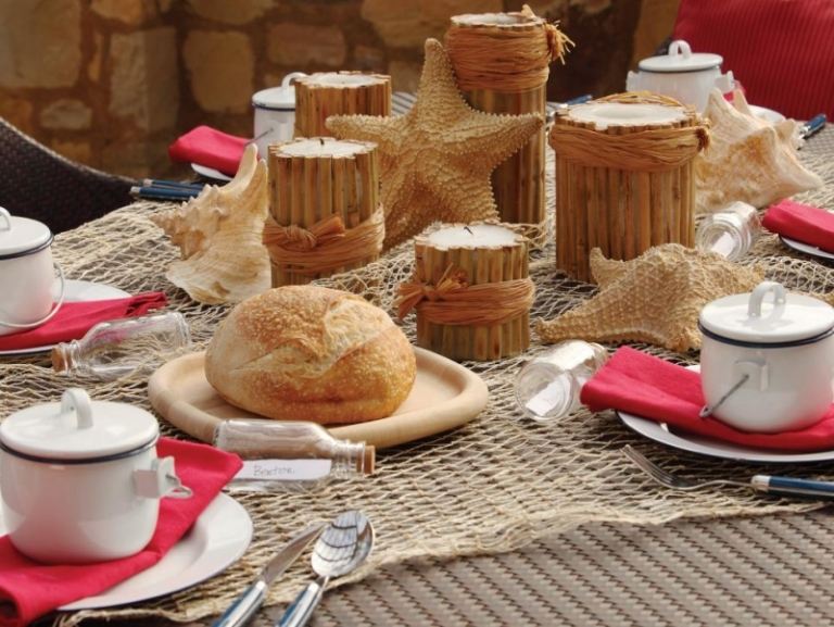 Remeselné nápady na naplavené drevo na letnú rybársku sieť