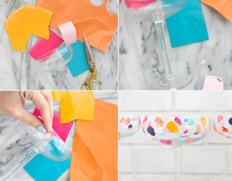 Návod na zdobenie okuliarov na letnú párty v žiarivých farbách