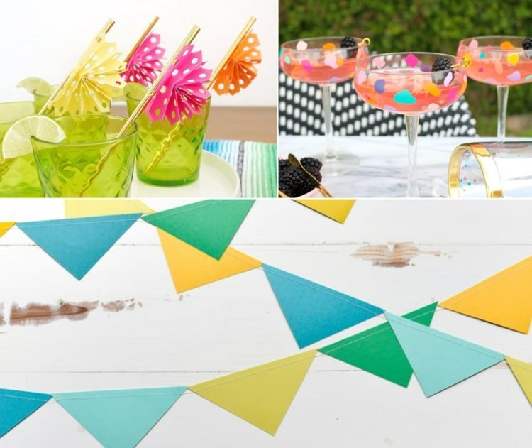 Remeselné nápady na záhradné párty v lete - jednoduchý návod