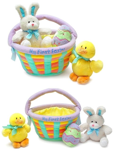 Remeselné nápady pre veľkonočný detský kôš králikov a sliepok 3 detský košík králikov a sliepok, roztomilé deti zodpovedajúce3