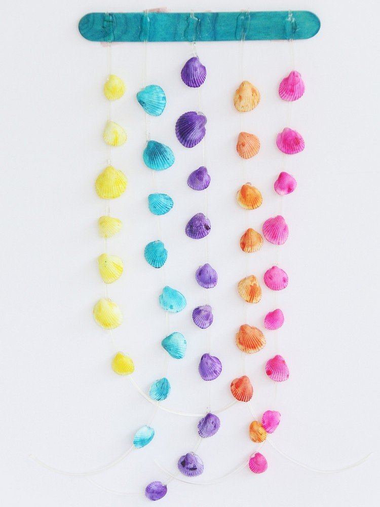 Remeslá pre deti predškolského veku 5 rokov s mušľami