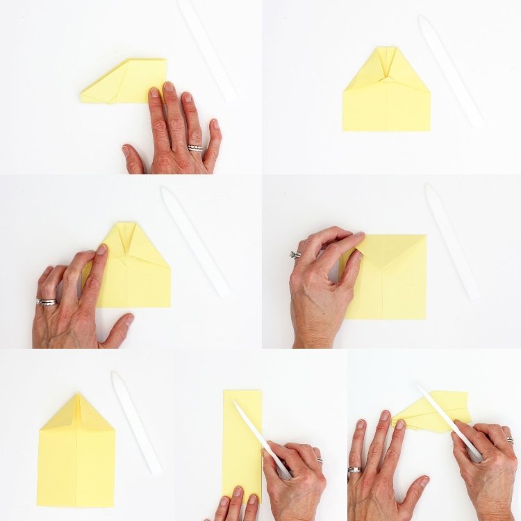 Ručné práce pre deti predškolského veku sa učia skladať lietadlá