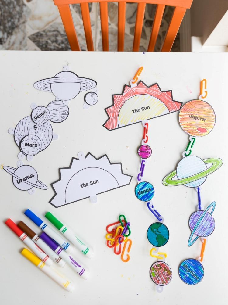 Mobilizácia slnečnej sústavy pre škôlku