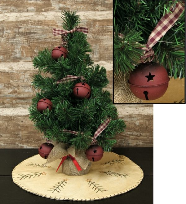 ozdobná girlanda okrúhle zvončeky prírodného vzhľadu