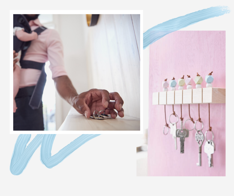 Remeselné nápady pre domácu klávesnicu na ukladanie kľúčov pre domácich majstrov