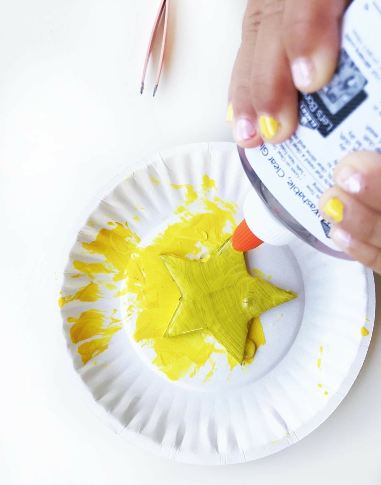 drotár vianočné ozdoby s deťmi 4 ročné ozdoby hviezda lepenková farba