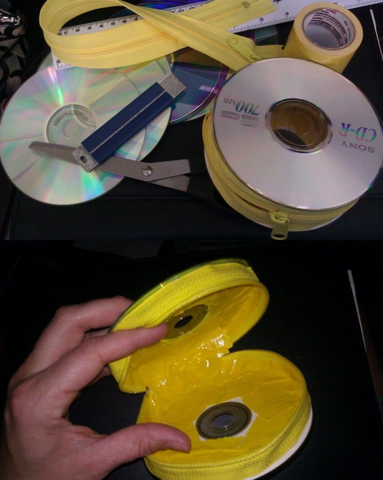 tinker-old-cds-diy-peněženka-nápad-zips