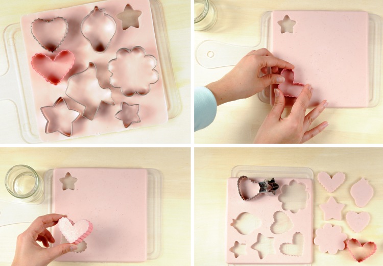 Vyrobte si mydlo vianočné darčeky, nápady na remeslá, vykrajovače na Vianoce