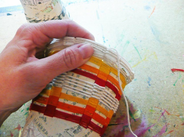 drotárske poháre-tkať-vzor-nápad-návod-kutilstvo