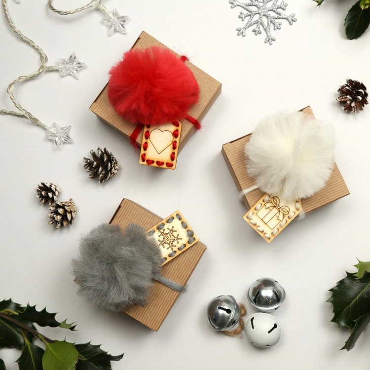 Veľká, nadýchaná bambuľka ako malý darček