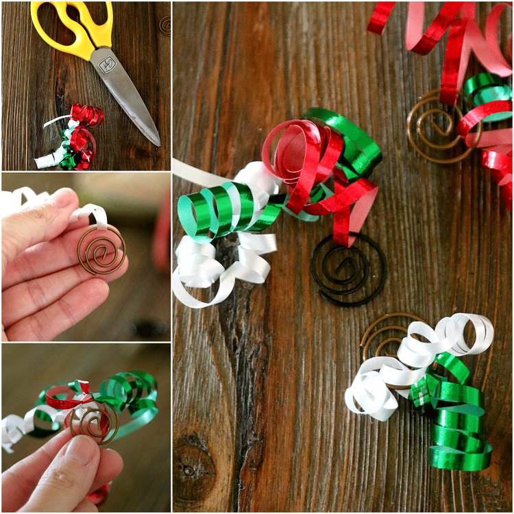 okrúhla ozdoba na spinky na vianočný stromček