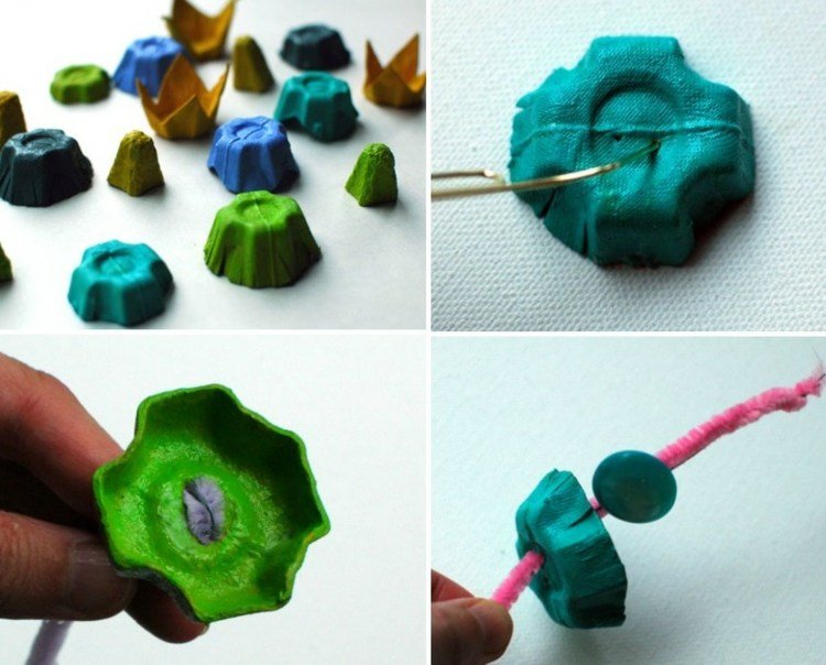 drotár s kartónom na vajíčka jednoduché-návod-čistič rúrok-tlačidlá-kutil