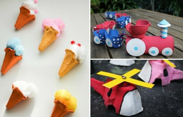 škatuľka na zmrzlinové vajíčka