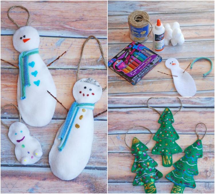 snehuliak cítil vetvy prírodné materiály vianoce