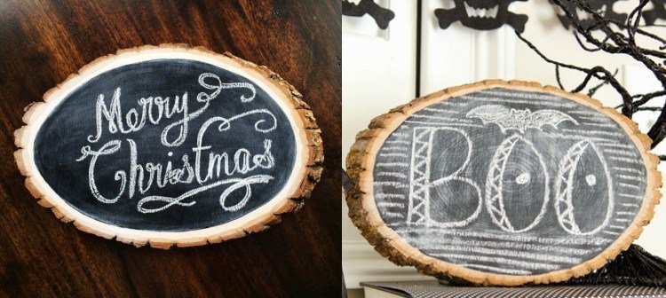 drotár-drevo-strom-plátok-halloween-tabuľa-vianoce