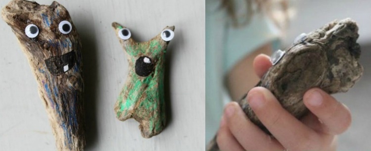 drotár-s-drevom-s-deťmi-naplavené drevo-bábika-monštrum