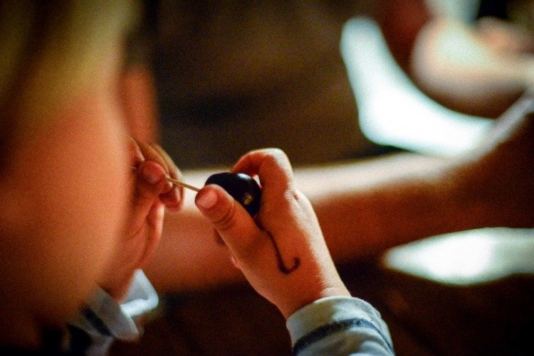 drotár-gaštan-jesenná dekorácia-zvieratká-kutilstvo-deti-špáradlá