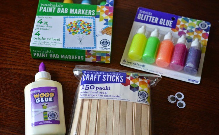 ručné práce-deti-leto-zmrzlina-tyčinky-návod-rybacie materiály