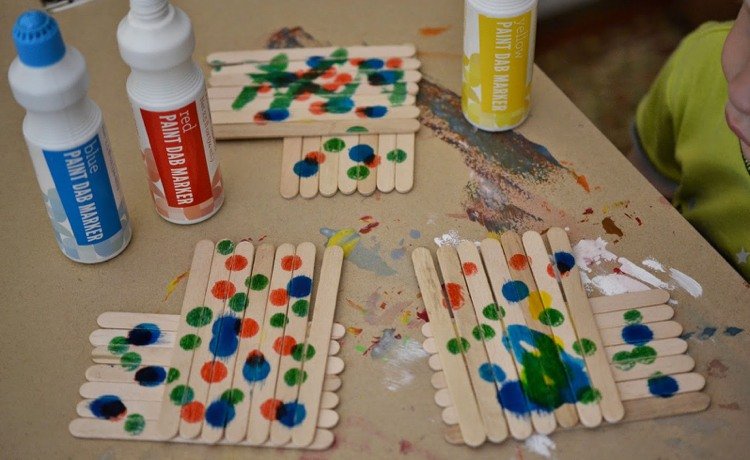 ručné práce-deti-leto-zmrzlina-tyčinky-návod-farby-ryby-farby