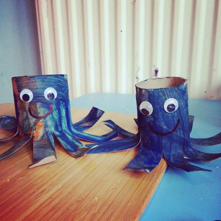 drotár s deťmi do 3 rokov-leto-drotári-nápady-chobotnica