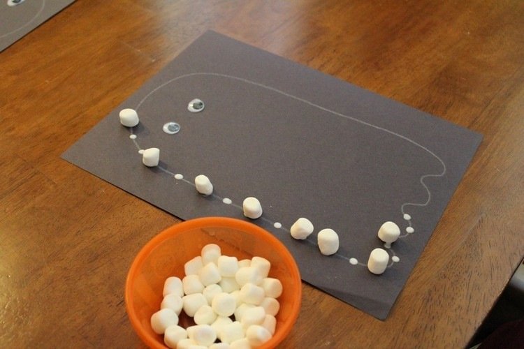 ručné práce-s-deťmi-do 3 rokov-ručné nápady-halloween-ľahké