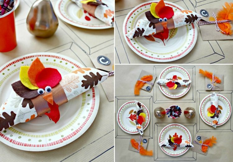 dekorácie drotárskych záchodov-jesenných obrúskov-morčacích-plstených stolíkov