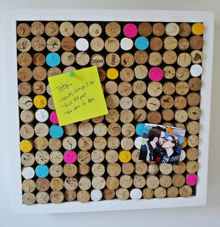 drotár s korkovou nástenkou-urob si sám-vianočný-korkový materiál