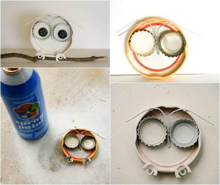 drotár-fľaša-uzáver-roztomilá-sova