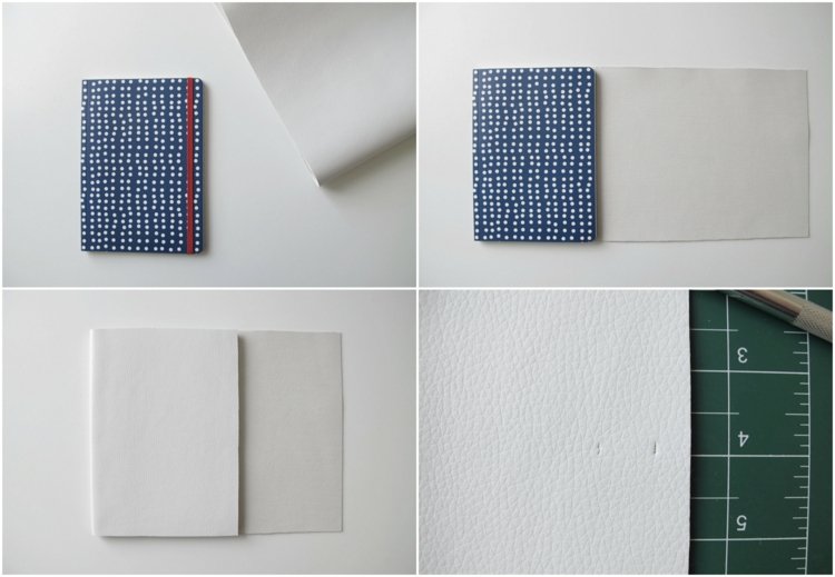 drotár-s-kožou-obal brožúry-biela-modrá-brožúra-bodkovaný-červeno-elastický