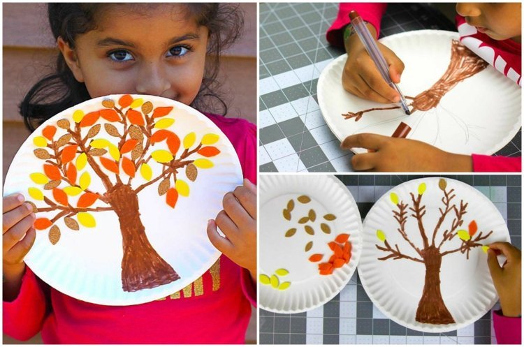 Ručné práce-pena-guma-deti-bylinky-deco-kutilský strom-listy-kartónová doska