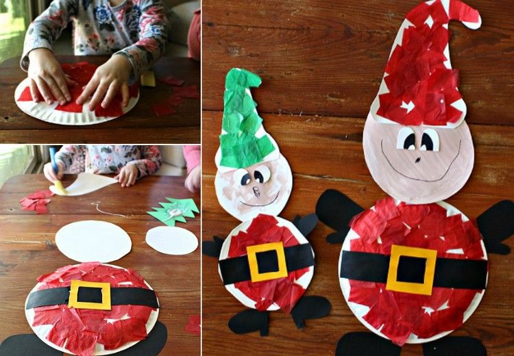 ručné práce-papierové taniere-vianočné-imp-vianočné-remeselné-deti