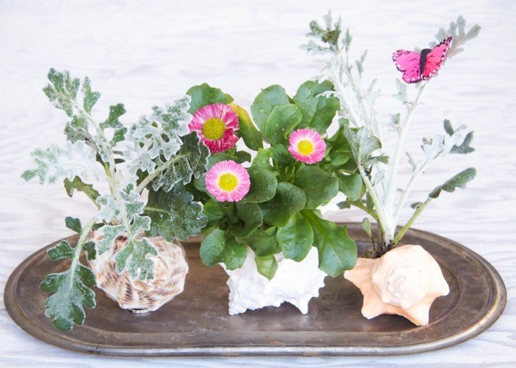 drotár-slimačie ulity-mini-záhradné-vázy-nápad