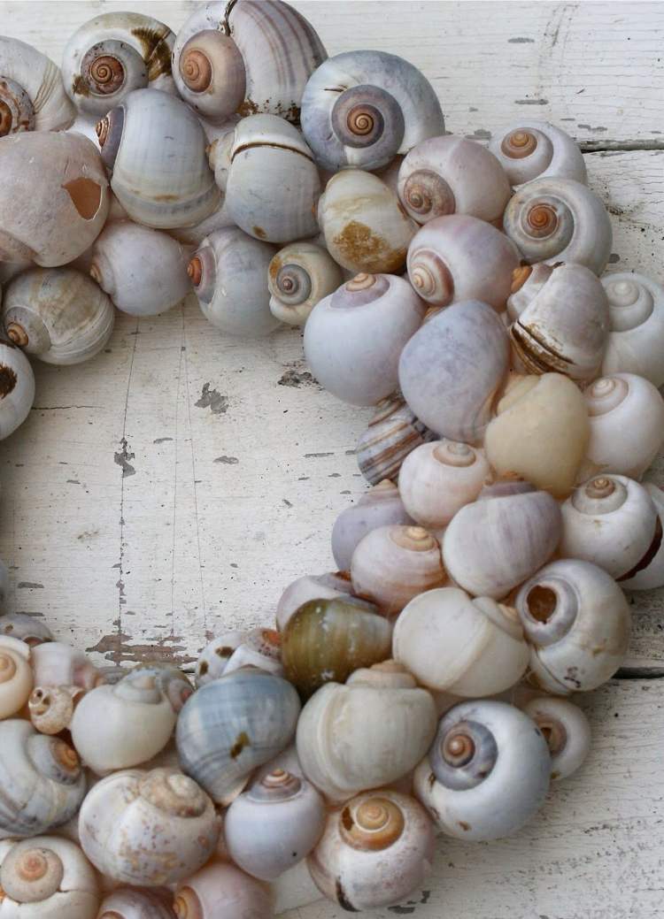 drotár-slimák-škrupina-veniec-dekorácia-urob si sám