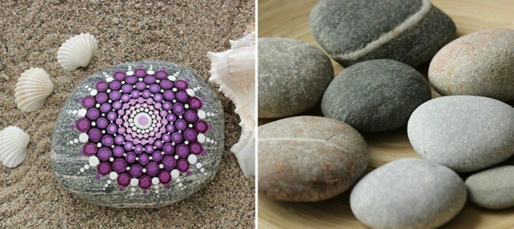 drotár-kamene-maľba-mandala-purpurovo-ružová-návod