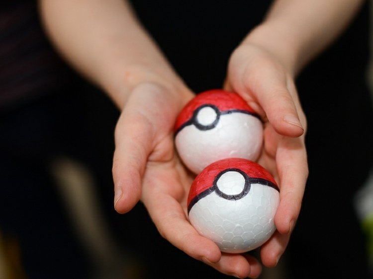 pokemon-styrofoam-ball-dieťa-farba