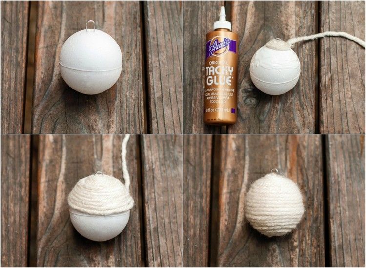 Pokyny drotárske ozdoby na polystyrénové gule