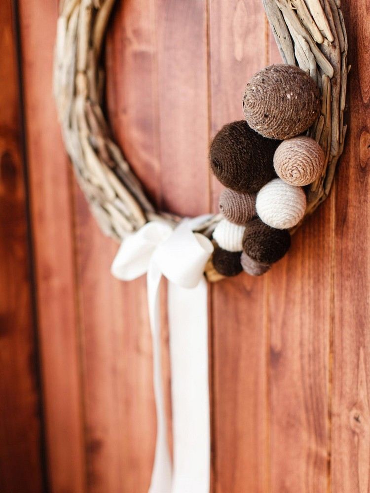 polystyrénové gule veniec drotár dekorácia vianočné kutilstvo