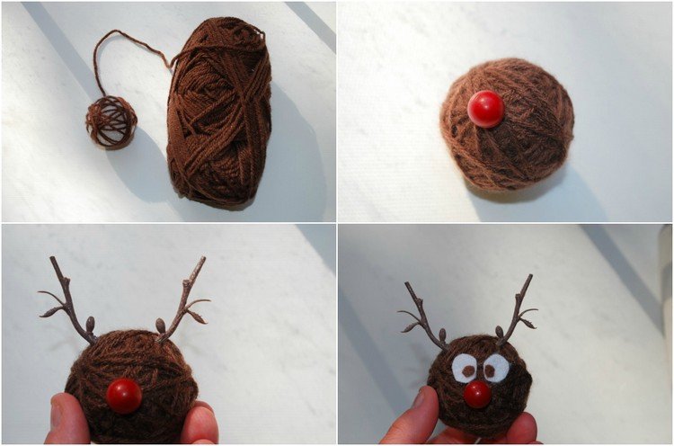 sobík rudolf drotár s polystyrénovými guľkami vlnené konáre