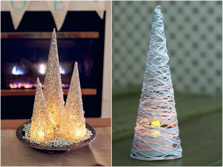 papierové lano-trblietky-čajové sviečky-drotár