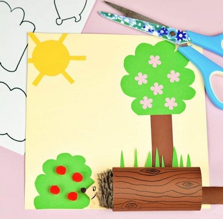 Ručné práce s vlnenými detskými vtipnými obrázkami