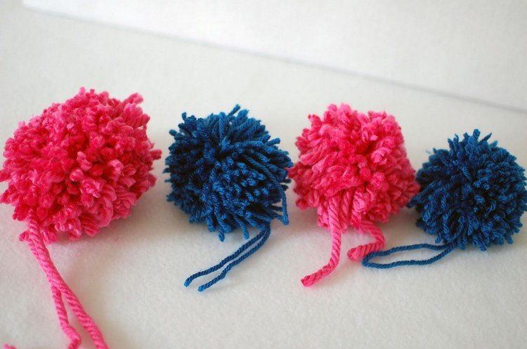 Remeselné nápady s vlnou pre deti na výrobu vlnených zvierat a vlnených vtákov krok za krokom