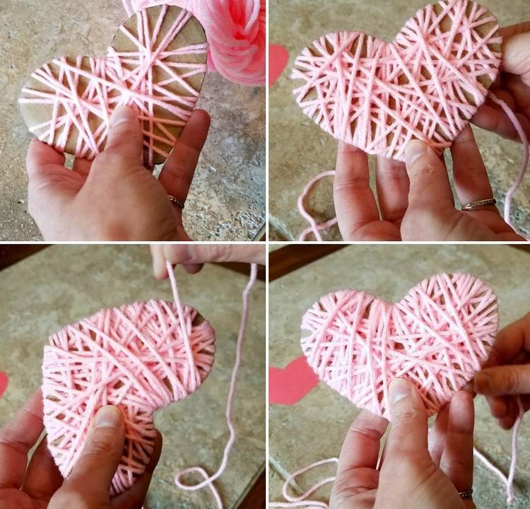 Návod na výrobu srdca z vlny