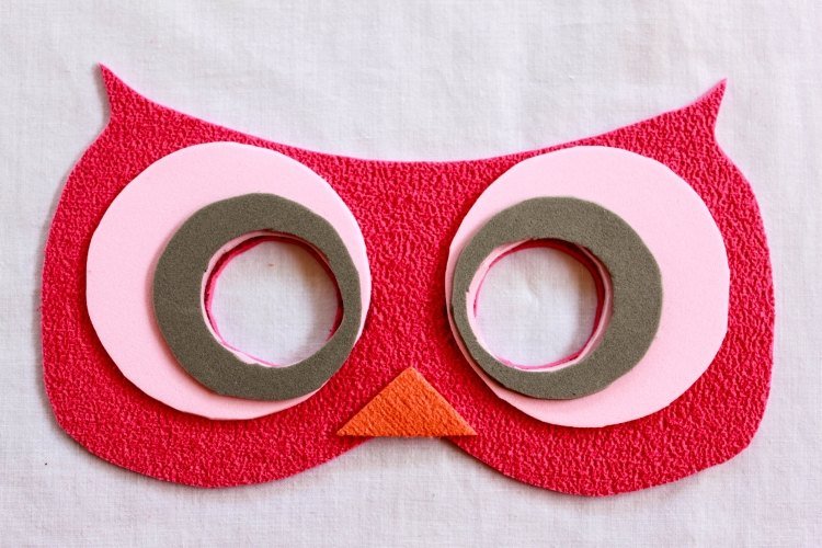 Crafting-templates-jesenná-sova-deti-diy-maska-návod-upevňovacie-diely