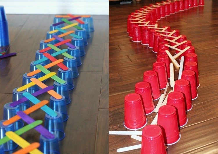 stavať-deti-konštruktívne-hry-poháre-reťazovo-reakčné-drevené špachtle