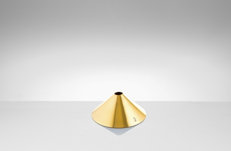 stromček zo sklenenej mosadze držiak lievik elegantný