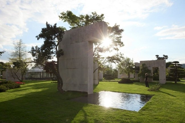 Návrhy terénnych úprav vodných stromov Myšlienky na úpravu trávnika Park Príroda Švajčiarsko