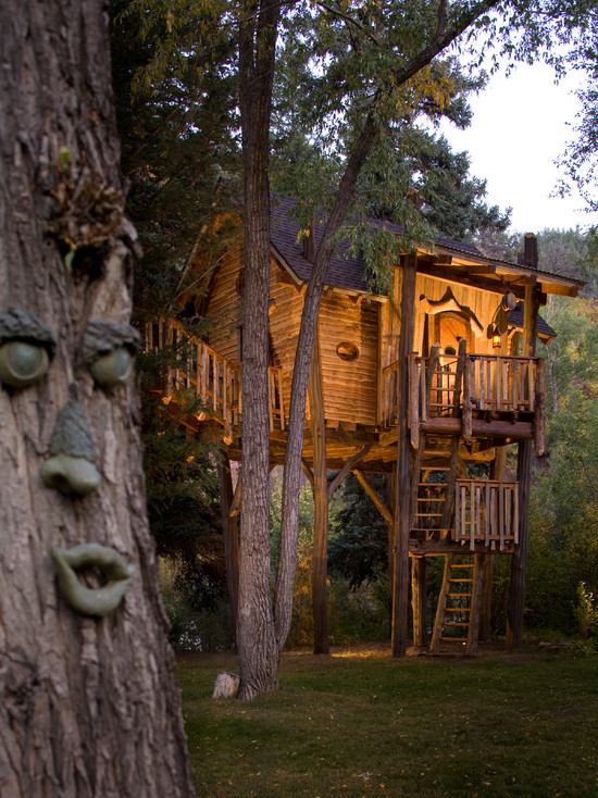 domček pre deti v záhradníctve domčeky na strome-dom na chodbe