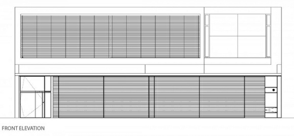 minimalistický plán domu